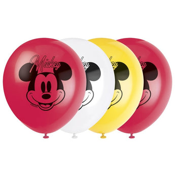 Sac De 8 Ballons En Latex - Mickey Mouse - Party Shop