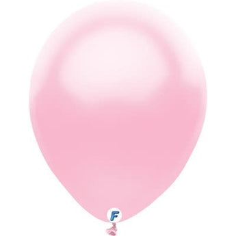 Sac De 12 Ballons Funsational - Rose Pâle Perlé - Party Shop