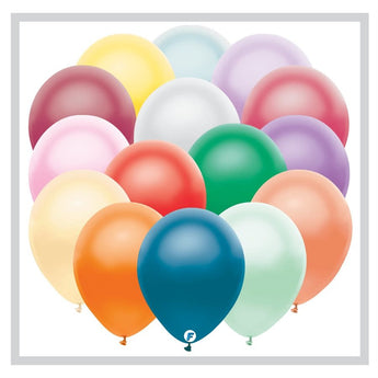 Sac De 12 Ballons Funsational - Assortiment Perlé - Party Shop