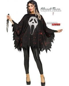 Poncho Adulte - Ghost Face Brillant - Party Shop