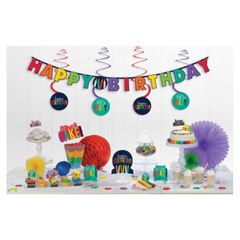 Accessoires Décorations (37) - Happy Birthday - Party Shop