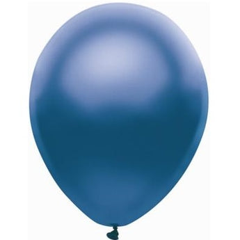 Sac De 12 Ballons Funsational - Bleu Foncé Perlé - Party Shop