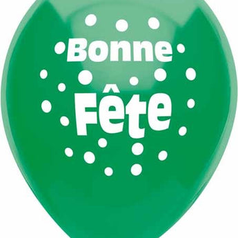 Sac De 12 Ballons Funsational - Bonne Fête (Assortis) - Party Shop