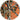HAVERCAMP - Assiettes 7Po (8) - Camouflage Orange - Party Shop