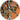 Assiettes 7Po (8) - Camouflage Orange - Party Shop