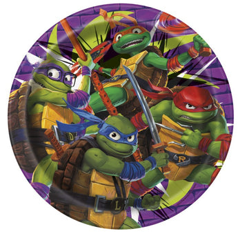 Assiettes 7Po (8) - Ninja Turtles - Party Shop