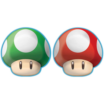 Assiettes 7Po (8) - Super Mario (Champignon) - Party Shop