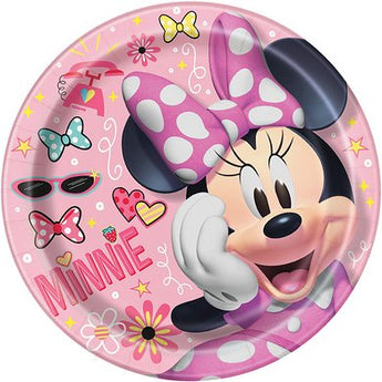 Assiettes En Carton 9Po (8) - Minnie Mouse - Party Shop