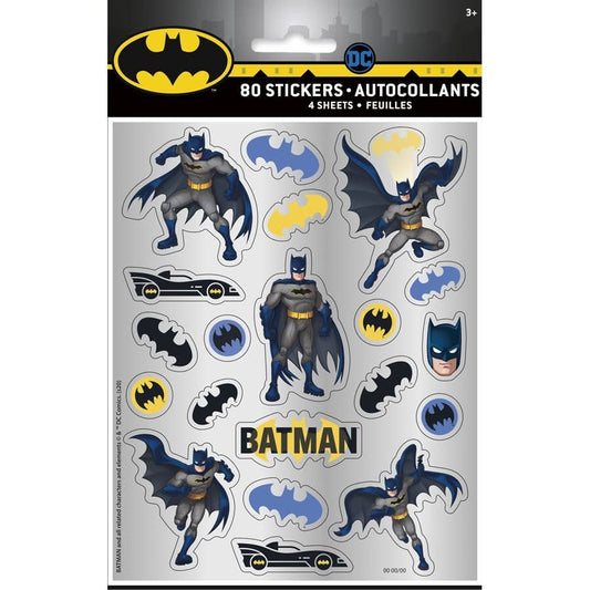 Unique - Autocollants (80) - Batman - Party Shop
