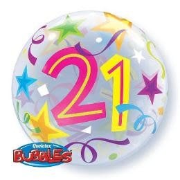 Ballon Bubble - 21 Ans - Party Shop