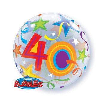 Ballon Bubble - 40 Ans - Party Shop
