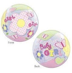 Ballon Bubble - Baby Girl - Party Shop