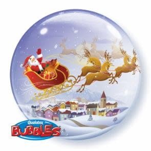 Ballon Bubble - Traineau De Noel - Party Shop