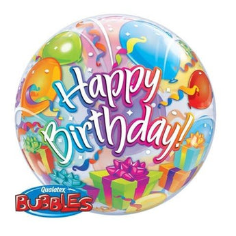 Ballon Bubbles - Happy Birthday - Party Shop