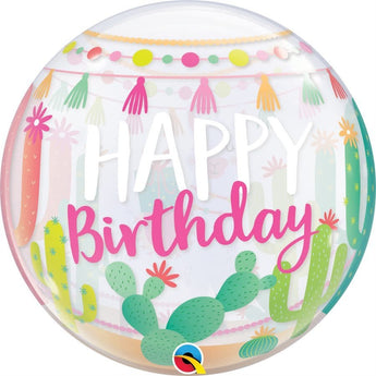 Ballon Bubbles - Happy Birthday Lama - Party Shop