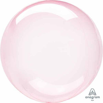 Ballon Clearz (Transparent) Rond 18Po De Plastique - Rose Foncé - Party Shop