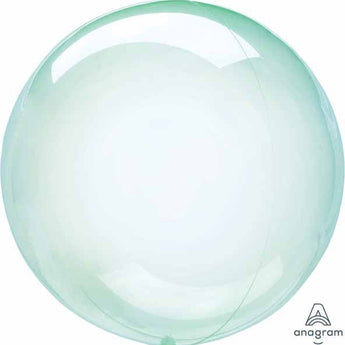 Ballon Clearz (Transparent) Rond 18Po De Plastique - Vert - Party Shop