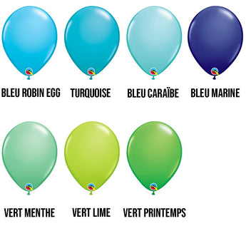 Ballon Latex 11Po Couleurs Mode #2 : - Party Shop