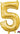 Anagram - Ballon Mylar 16" - 5 Or - Party Shop