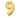 Anagram - Ballon Mylar 16" - 9 Or - Party Shop
