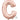 Anagram - Ballon Mylar 16" - C Rose Gold - Party Shop