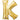 Anagram - Ballon Mylar 16" - K Or - Party Shop