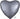 Anagram - Ballon Mylar 18Po - Coeur Satin - Gris Graphite - Party Shop