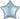 Anagram - Ballon Mylar 18Po - Étoile Satin - Bleu Pastel - Party Shop