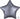Anagram - Ballon Mylar 18Po - Étoile Satin - Gris Graphite - Party Shop