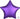 Anagram - Ballon Mylar 18Po - Étoile Satin - Mauve Royal - Party Shop