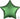 Anagram - Ballon Mylar 18Po - Étoile Satin - Vert Émeraude - Party Shop