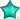 Anagram - Ballon Mylar 18Po - Étoile Satin - Vert Jade - Party Shop