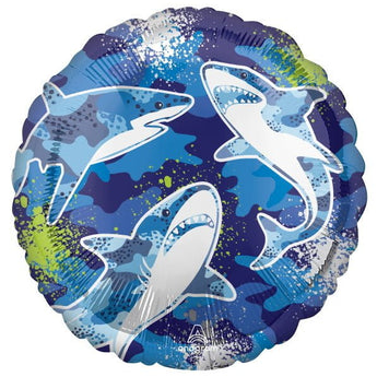 Ballon Mylar 18Po - Requins - Party Shop