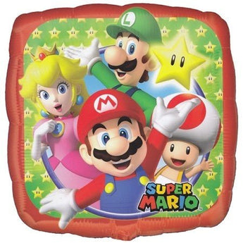 Ballon Mylar 18Po - Super Mario - Party Shop
