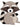 Betallic - Ballon Mylar Supershape - Animal De La Forêt: Râton Laveur - Party Shop