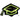 Anagram - Ballon Mylar Supershape - Chapeau Graduation Néon Vert - Party Shop
