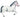 Betallic - Ballon Mylar Supershape - Cheval Blanc - Party Shop