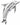 Anagram - Ballon Mylar Supershape - Dauphin Argent - Party Shop