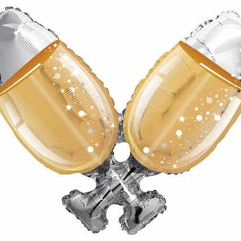 Ballon Mylar Supershape - Duo Coupe Champagne - Party Shop