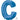 Anagram - Ballon Mylar Supershape - Lettre C Bleu - Party Shop