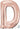Beistle Co. - Ballon Mylar Supershape - Lettre D - Rose Gold - Party Shop