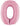 Betallic - Ballon Mylar Supershape - Nombre 0 Rose Pastel - Party Shop