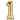 Anagram - Ballon Mylar Supershape - Nombre 1 - Or Blanc - Party Shop