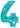 Betallic - Ballon Mylar Supershape - Nombre 4 Bleu Holographique - Party Shop