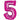 Anagram - Ballon Mylar Supershape - Nombre 5 Magenta - Party Shop