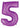Betallic - Ballon Mylar Supershape - Nombre 5 Mauve - Party Shop