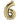 Anagram - Ballon Mylar Supershape - Nombre 6 - Or Blanc - Party Shop