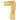 Anagram - Ballon Mylar Supershape - Nombre 7 Or - Party Shop