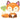 Anagram - Ballon Mylar Supershape - Renard Bébé - Party Shop