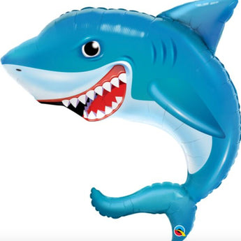 Ballon Mylar Supershape - Requin Souriant - Party Shop